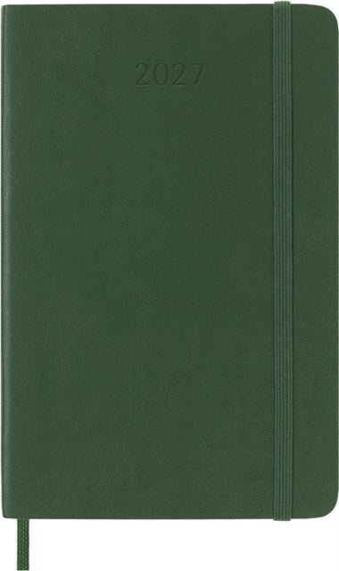 Moleskine 2027 12Month Weekly Pocket Softcover Notebook Myrtle Green-8056999279974