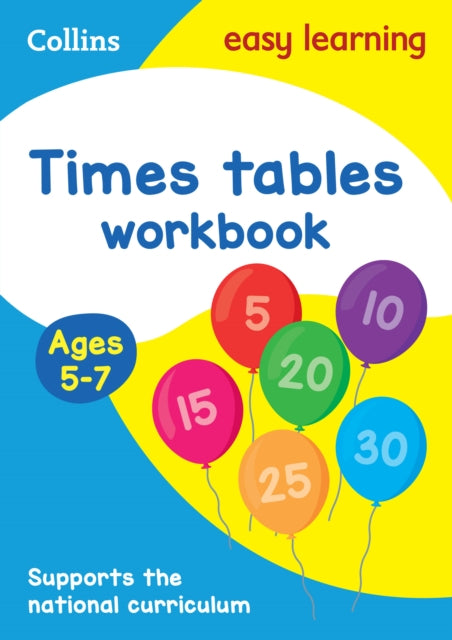 Times Tables Workbook Ages 5-7: Ideal for home learning (Collins Easy Learning KS1) - Collins Easy Learning