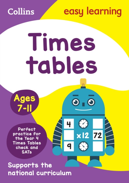 Times Tables Ages 7-11: Ideal for home learning (Collins Easy Learning KS2) - Collins Easy Learning
