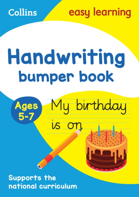 Handwriting Bumper Book Ages 5-7: Ideal for home learning (Collins Easy Learning KS1) - Collins Easy Learning