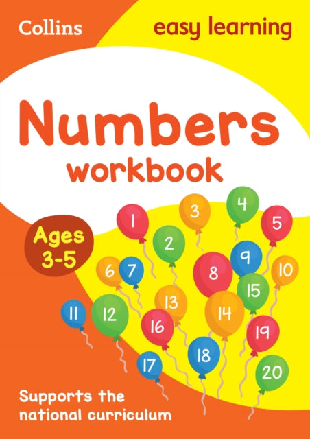 Numbers Workbook Ages 3-5: Prepare for Preschool with easy home learning (Collins Easy Learning Preschool) - Collins Easy Learning