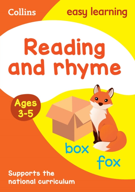 Reading and Rhyme Ages 3-5: Ideal for home learning (Collins Easy Learning Preschool) - Collins Easy Learning