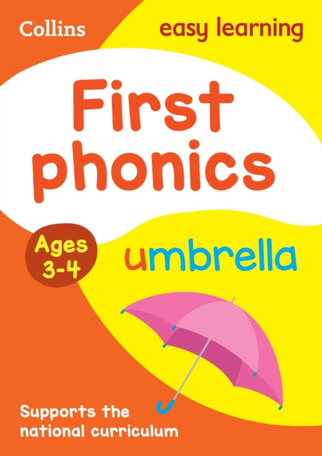 First Phonics Ages 3-4: Ideal for home learning (Collins Easy Learning Preschool) - Collins Easy Learning