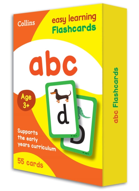 abc Flashcards: Ideal for home learning (Collins Easy Learning Preschool) - Collins Easy Learning
