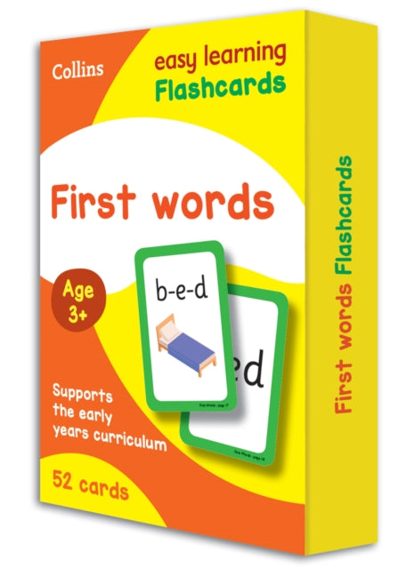 First Words Flashcards: Ideal for home learning (Collins Easy Learning Preschool) - Collins Easy Learning