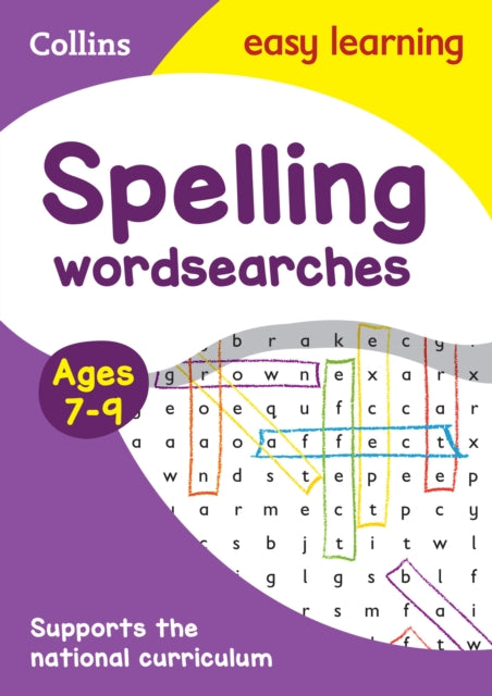 Spelling Word Searches Ages 7-9: Ideal for home learning (Collins Easy Learning KS2) - Collins Easy Learning