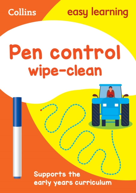 Pen Control Age 3-5 Wipe Clean Activity Book: Ideal for home learning (Collins Easy Learning Preschool) - Collins Easy Learning