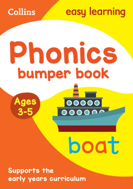 Phonics Bumper Book Ages 3-5: Ideal for home learning (Collins Easy Learning Preschool) - Collins Easy Learning