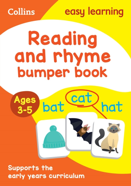 Reading and Rhyme Bumper Book Ages 3-5: Ideal for home learning (Collins Easy Learning Preschool) - Collins Easy Learning