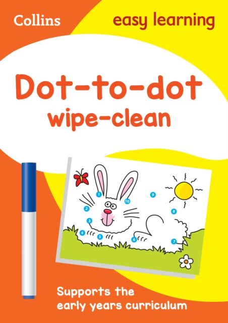 Dot-to-Dot Age 3-5 Wipe Clean Activity Book: Ideal for home learning (Collins Easy Learning Preschool) - Collins Easy Learning