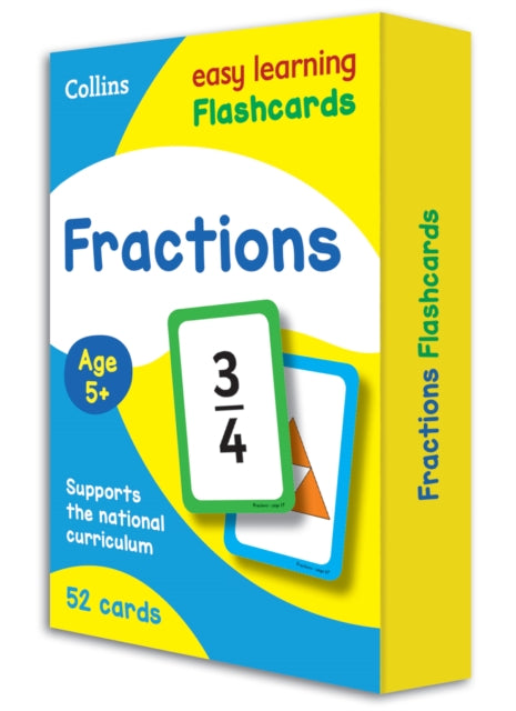 Fractions Flashcards: Ideal for home learning (Collins Easy Learning KS1) - Collins Easy Learning