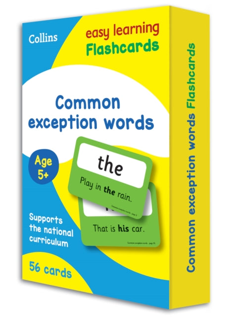 Common Exception Words Flashcards: Ideal for home learning (Collins Easy Learning KS1) - Collins Easy Learning