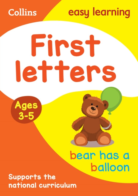 First Letters Ages 3-5: Ideal for home learning (Collins Easy Learning Preschool) - Collins Easy Learning