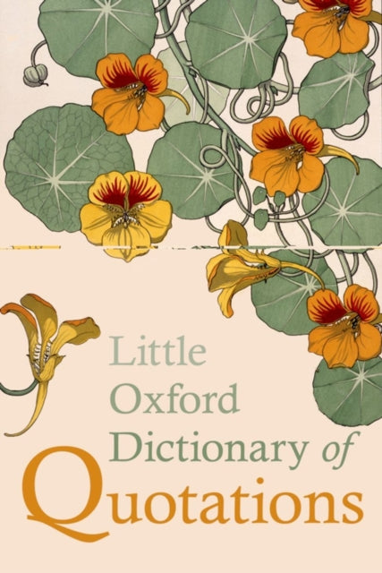 Little Oxford Dictionary of Quotations-9780199654505