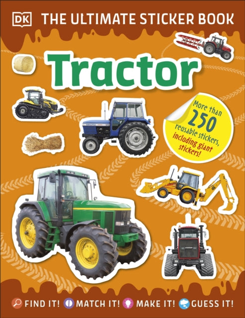 Ultimate Sticker Book Tractor-9780241467084