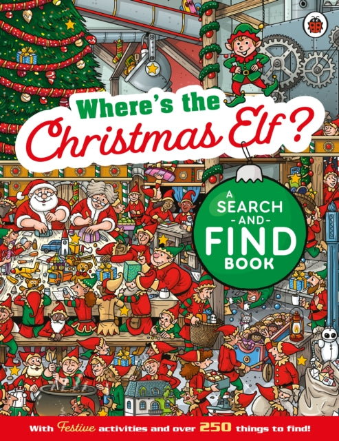 Where's the Christmas Elf? A Festive Search-and-Find Book-9780241704653