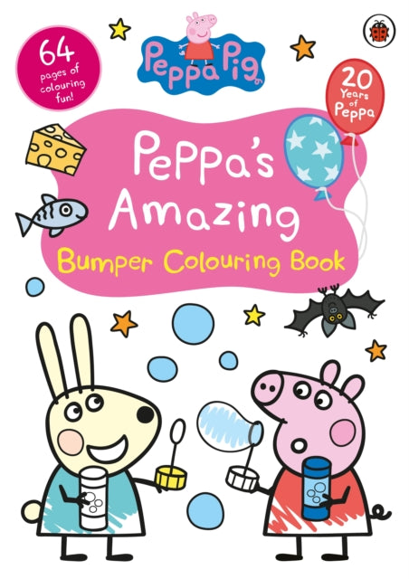 Peppa Pig: Peppa’s Amazing Bumper Colouring Book-9780241712771