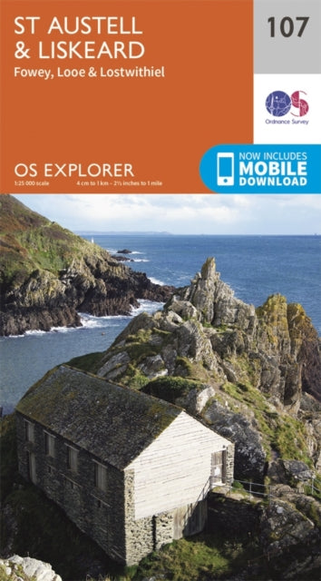 St.Austell, Liskeard, Fowey, Looe and Lostwithiel : 107-9780319243091