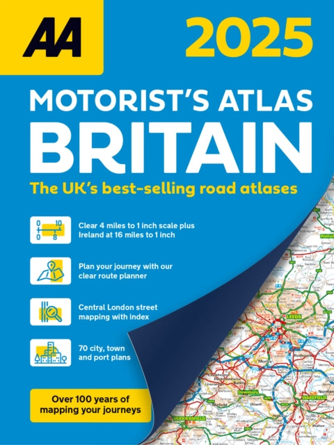 AA Motorist's Atlas 2025-9780749583996