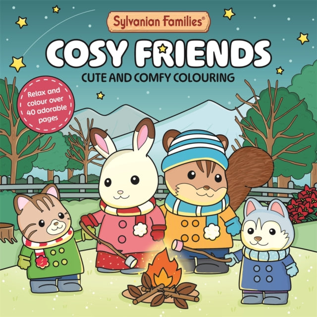 Sylvanian Families Cosy Friends Colouring Book-9781035080366