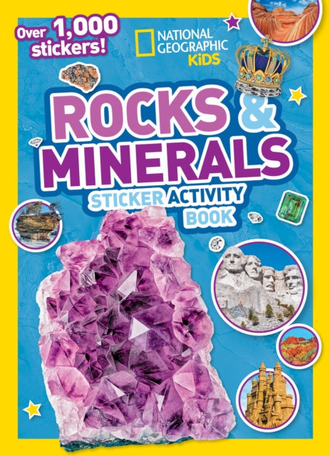 Rocks and Minerals Sticker Activity Book : Over 1,000 Stickers!-9781426337376