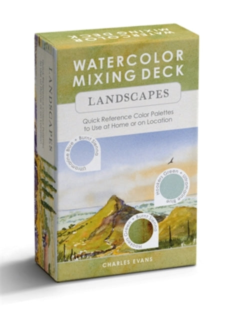 Watercolor Mixing Deck: Landscapes : Quick Reference Color Palettes to Use at Home or on Location-9781446316726