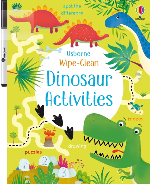 Wipe-Clean Dinosaur Activities-9781474919012
