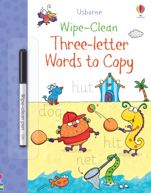 Wipe-Clean Three-Letter Words to Copy-9781474968393