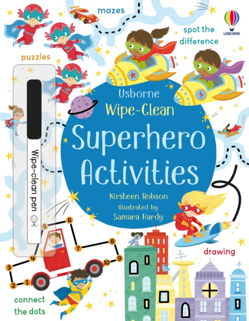 Wipe-Clean Superhero Activities - Kirsteen Robson