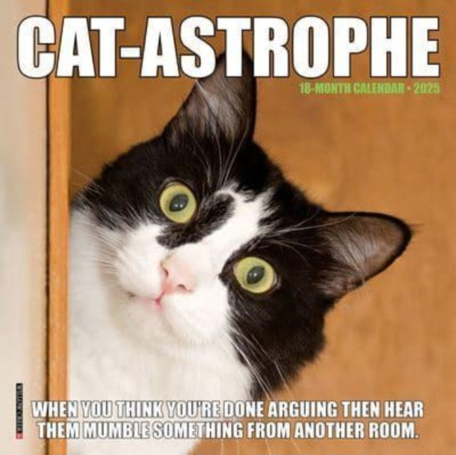 Cat-Astrophe 2025 7 X 7 Mini Wall Calendar-9781549245688