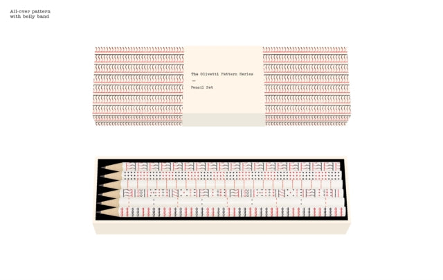 Paper + Goods: Olivetti Patterns Pencil set-9781616897451