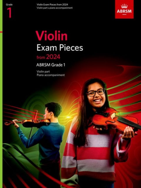 Violin Exam Pieces from 2024, ABRSM Grade 1, Violin Part & Piano Accompaniment-9781786015488