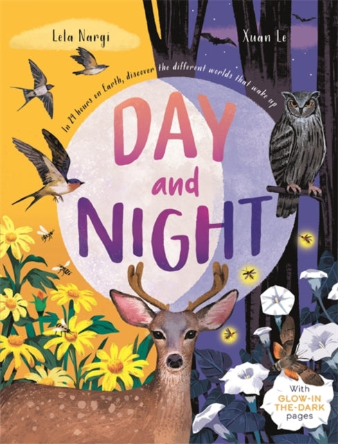 Day and Night : Discover When the World Wakes Up with Glow-in-the-Dark pages-9781787419346