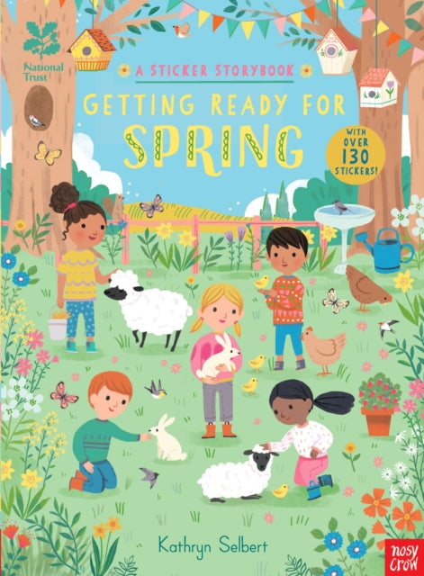 National Trust: Getting Ready for Spring, A Sticker Storybook-9781788004107