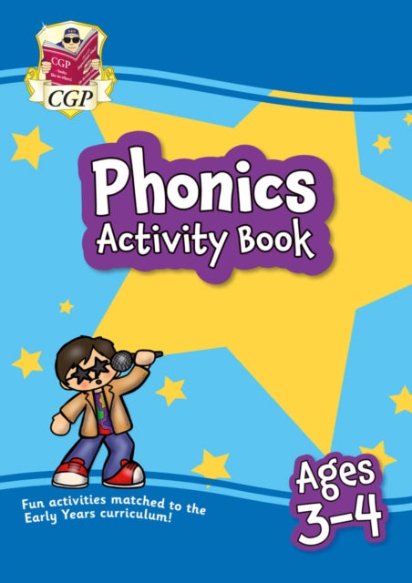 Phonics Activity Book for Ages 3-4 (Preschool)-9781789086072