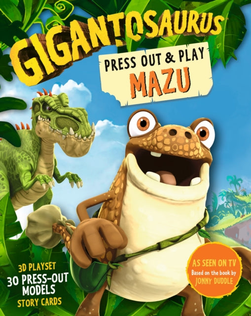 Gigantosaurus - Press Out and Play MAZU : A 3D playset with press-out models and story cards!-9781800780408
