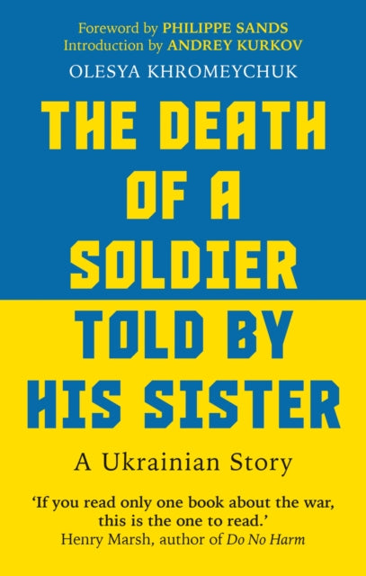 The Death of a Soldier Told by His Sister : A Ukrainian Story-9781800961203