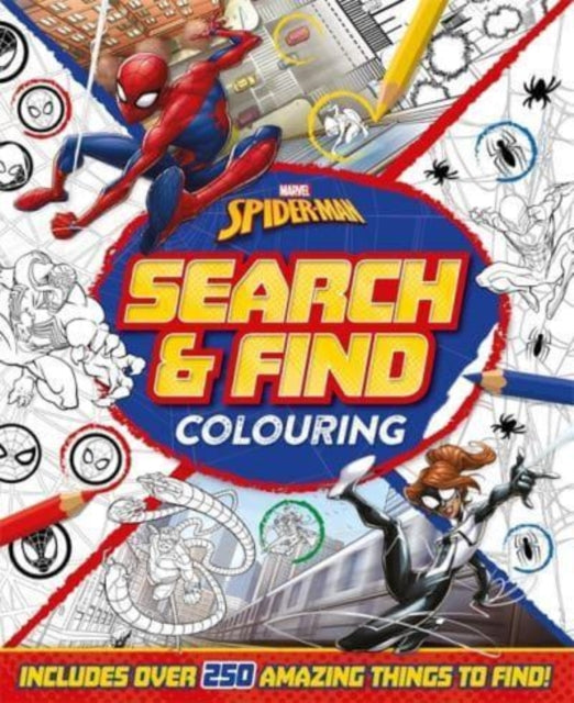Marvel Spider-Man: Search & Find Colouring-9781803684536