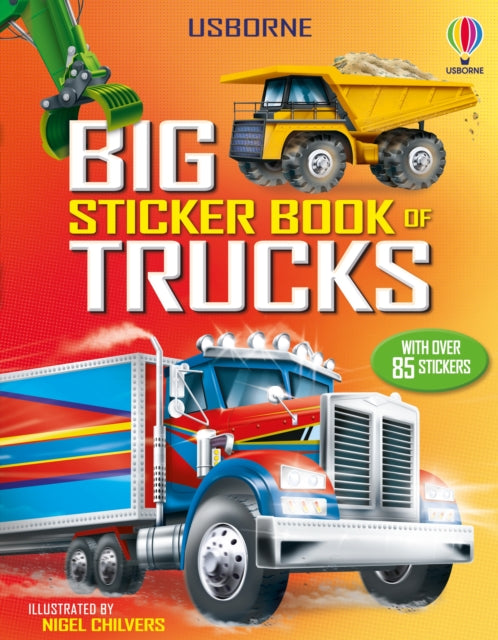 Big Sticker Book of Trucks-9781805077350