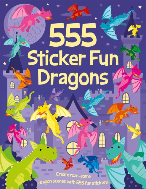 555 Sticker Fun Dragons-9781835551271