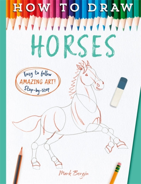 How to Draw Horses-9781835874875