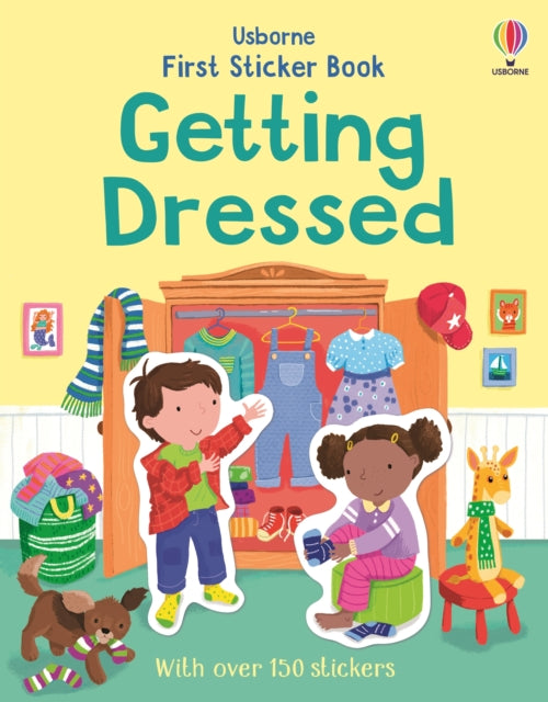 First Sticker Book Getting Dressed-9781836041597