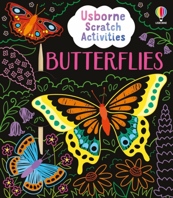 Usborne Scratch Activities Butterflies-9781836043287