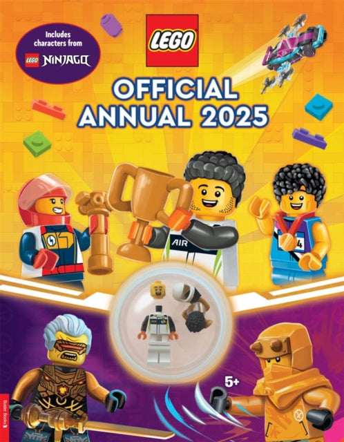 LEGO® Books: Official Annual 2025 (with racing driver minifigure and trophy)-9781837250097
