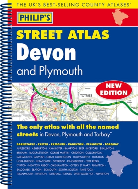 Philip's Street Atlas Devon-9781849074308