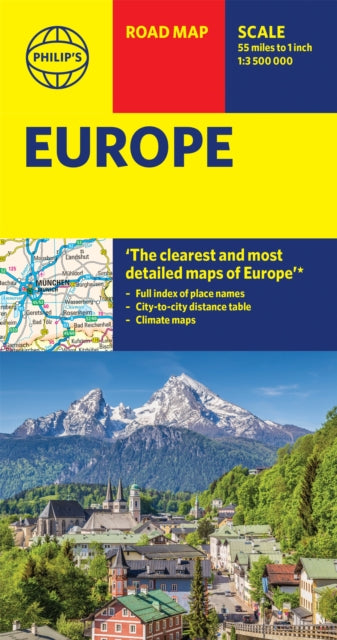 Philip's Europe Road Map-9781849075572