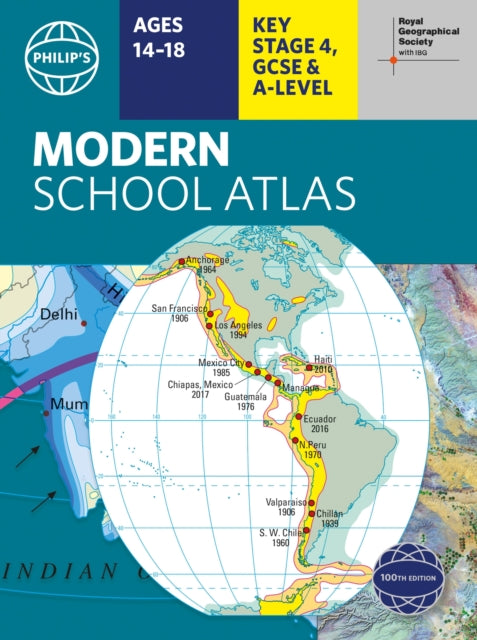 Philip's RGS Modern School Atlas: 100th edition - Philip's Maps