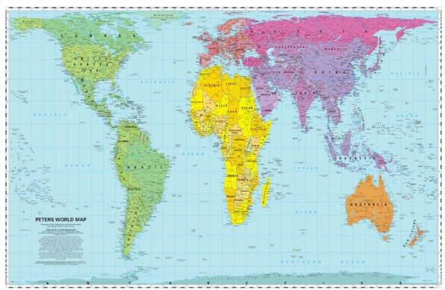Peters World Map : Folded-9781872142029