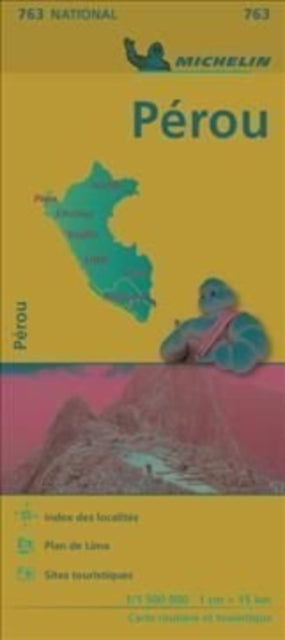 Peru - Michelin National Map 763-9782067173408