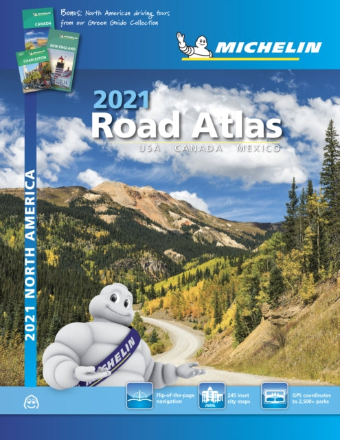 Road Atlas 2021 - USA, Canada, Mexico (A4-Spiral): Tourist & Motoring Atlas A4 spiral
